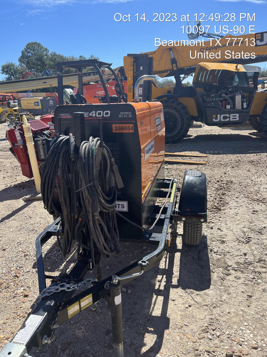 2022 Lincoln Electric LE400 Kubota V1505, Trlr, Cable Rack, Light Kit, ES Decals, T3