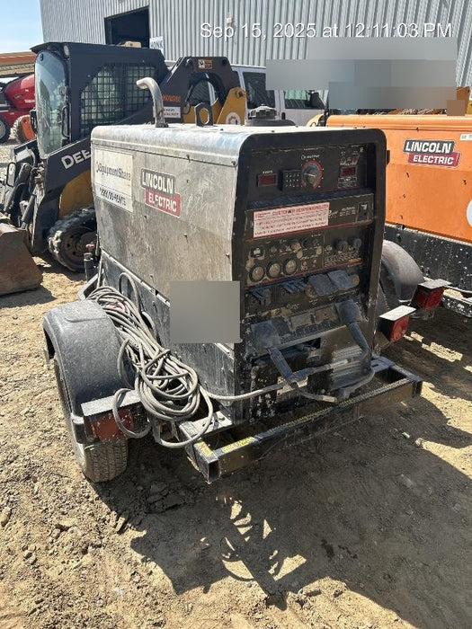 2019 Lincoln Electric Vantage 322 Welder Ready-Pak 3, Two wheel trailer, Fender and Light kit, Cable Rack