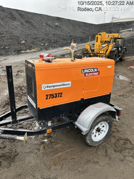 2022 Lincoln Electric LE400 Kubota V1505, Trlr, Cable Rack, Light Kit, ES Decals, T3