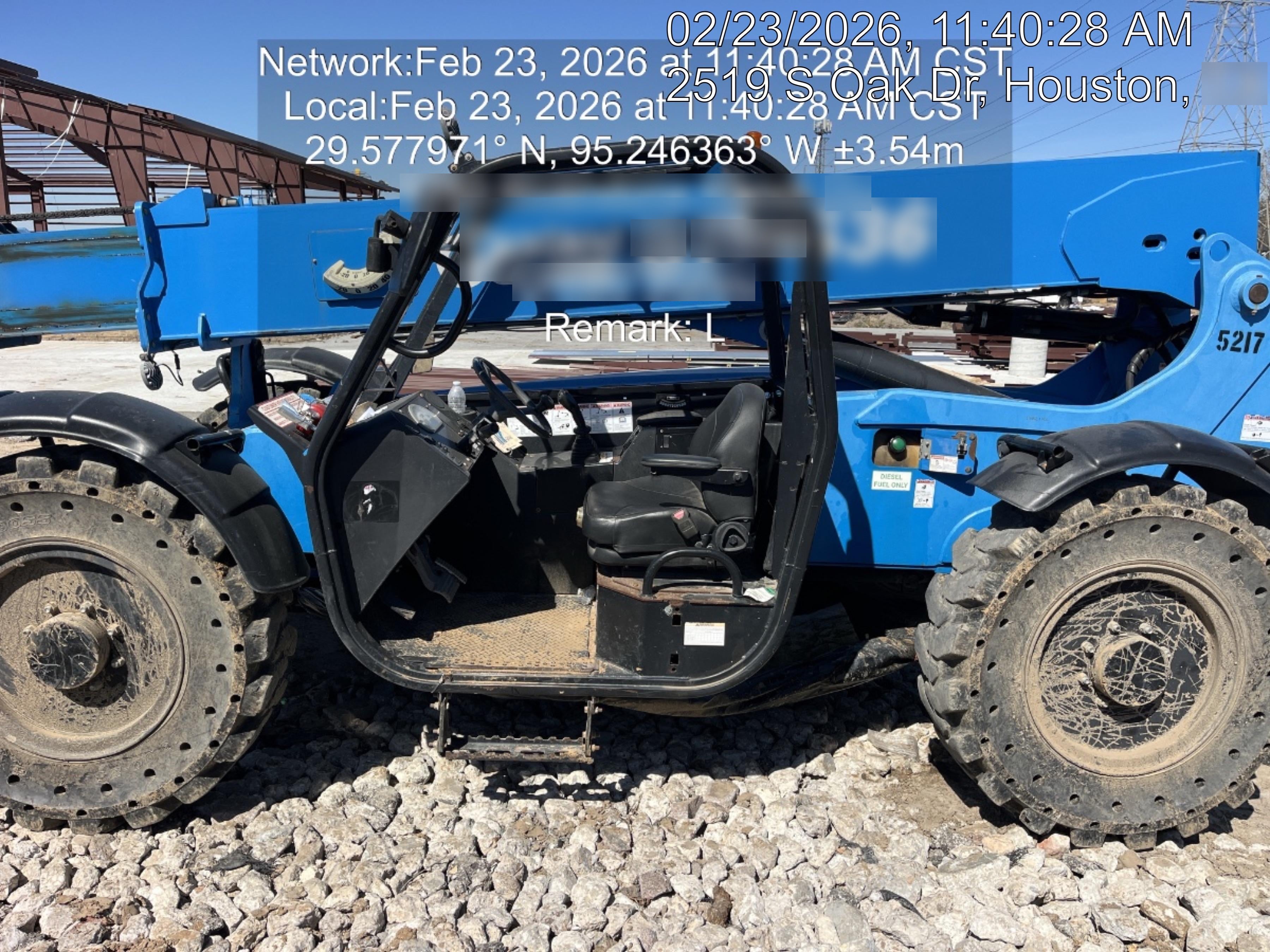 2017 Genie GTH-636 Genie GTH636, Solid RT Tires, T4F, worklights (LED, rear), Open ROPS