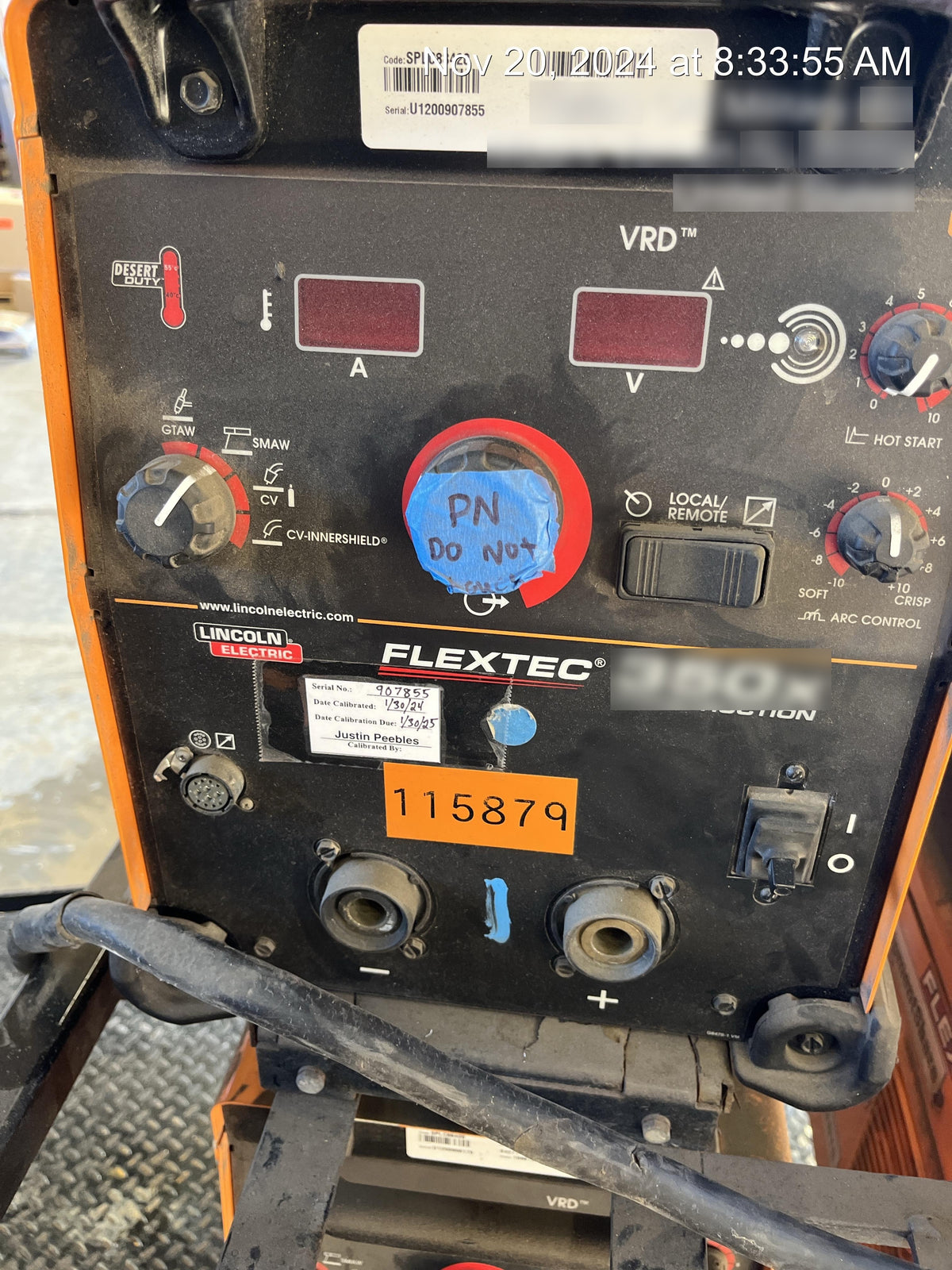2020 LINCOLN ELECTRIC FLEXTEC 350X