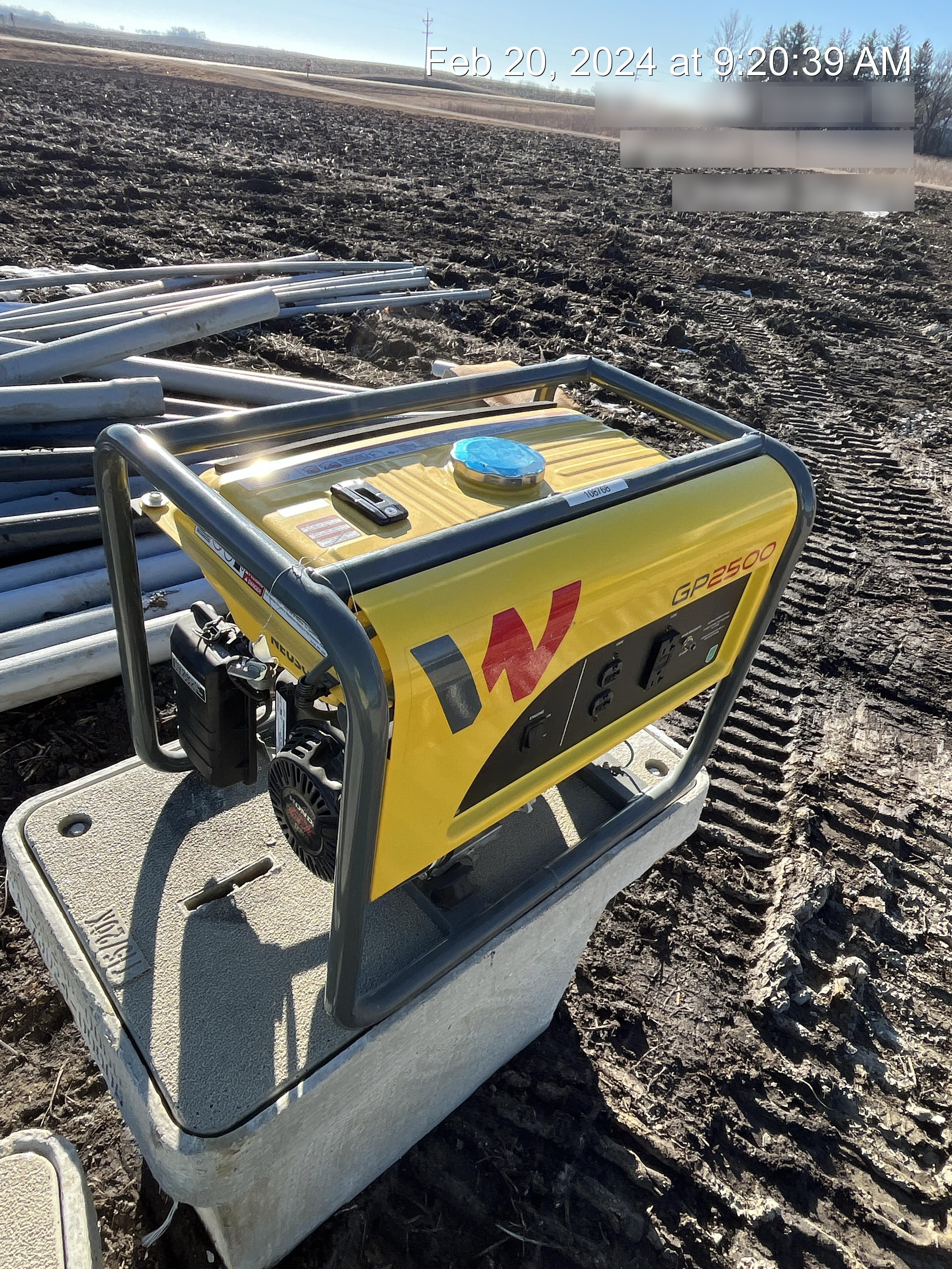 2020 WACKER NEUSON GP2500A
