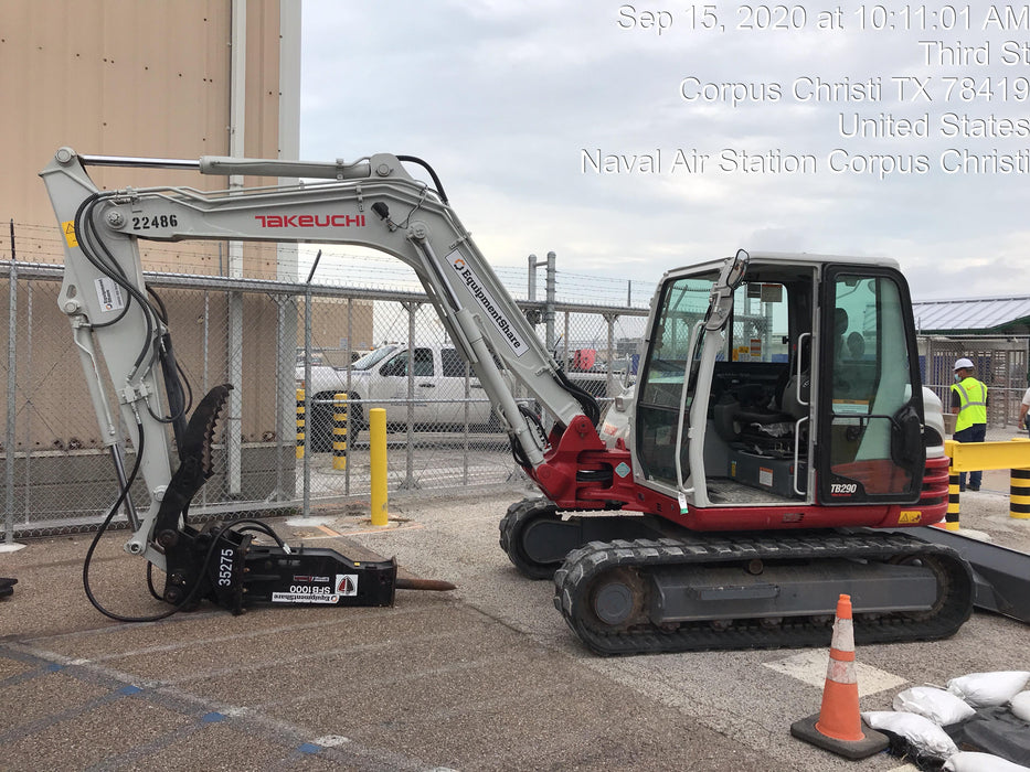 2019 Takeuchi TB290 Takeuchi TB290 Cab/Heat/AC w/Rubber Tracks, Auxiliary Hydraulics, Dozer Blade, Manual QC