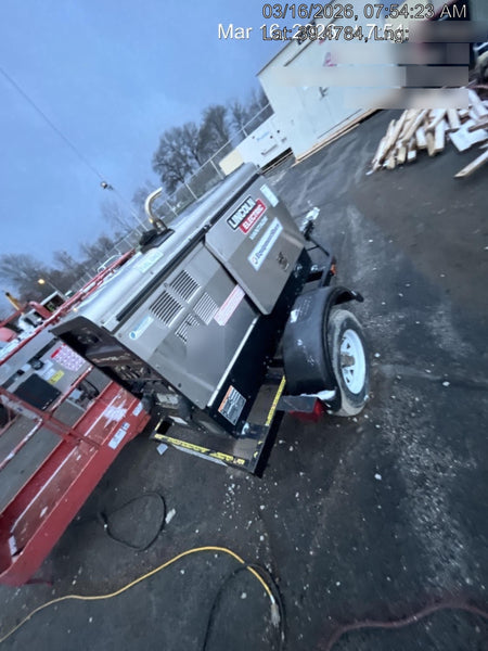2019 Lincoln Electric Vantage 322 Ready-Pak 3, Two Wheel Trailer, Fender and Light Kit, Cable Rack