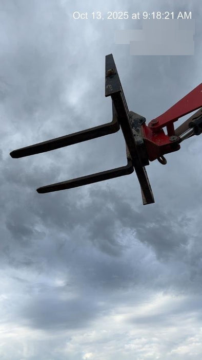 2019 Manitou MTA8044 74hp T4F, Open ROPS, Cab and Boom LED work lights, Auxiliary Hydraulics, Solid Tires, Amber strobe, Lift Hook 66" Carriage, 60" Forks