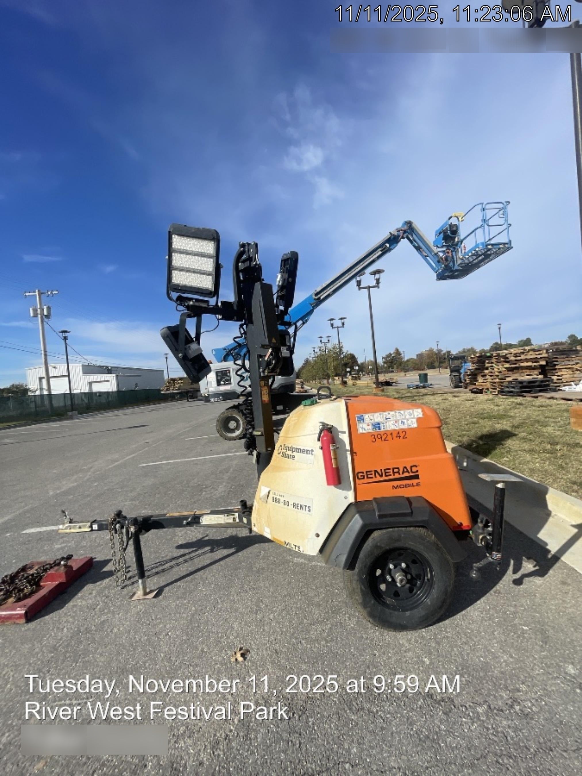 2024 Generac MLT2 Diesel, Flex Switch 120V Input, Powerzone Controller, 
(4) 320W LED Lights, 4kW Generator, 39.9 Gal Fuel Tank, 2" Ball, T3