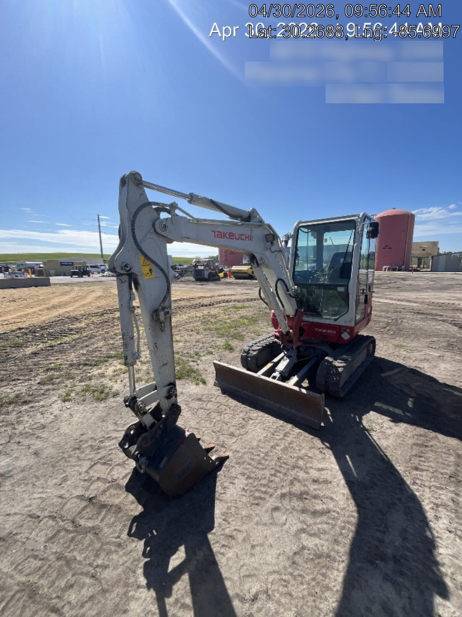 2020 Takeuchi TB-235-2CR Cab/Heat/Air, Rubber Tracks, Manual TAG QC