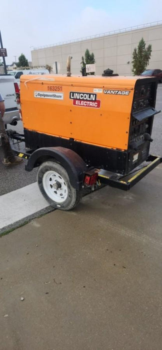 2021 Lincoln Electric Vantage 322 Vantage 322 Ready Pak 3 w/ Decals, ORANGE (includes trailer, cable rack, fender light kit) NO Telematics