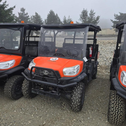 2022 Kubota RTV-X1140W-H Plastic Canopy, Windshield Acrylic Clear, LED Strobe Light, Wire Harness Kit, Back up Alarm