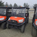 2022 Kubota RTV-X1140W-H Plastic Canopy, Windshield Acrylic Clear, LED Strobe Light, Wire Harness Kit, Back up Alarm