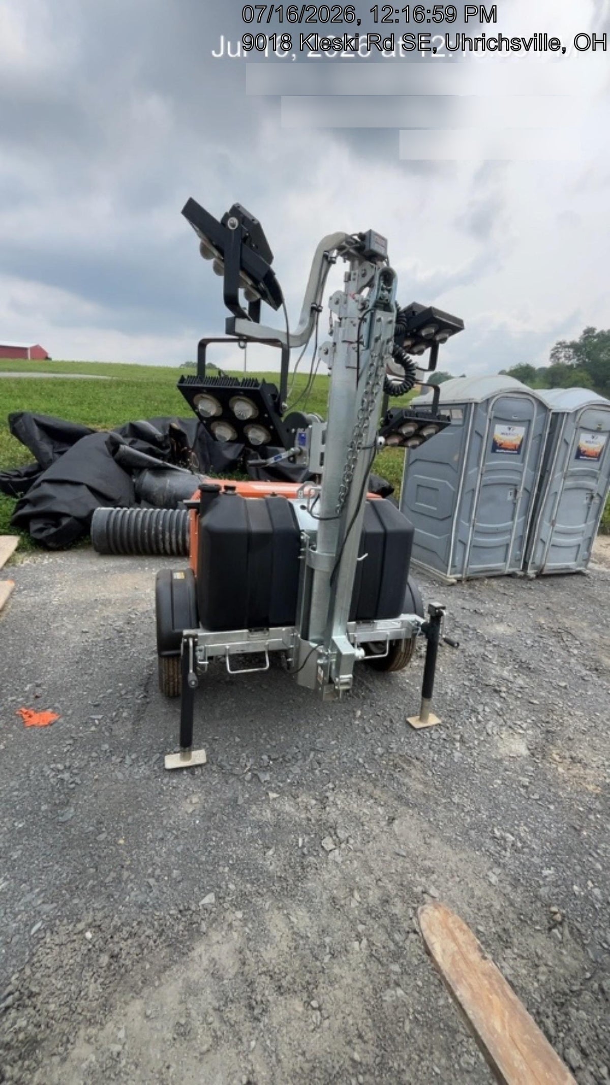 2024 Wanco WLTT-4MM4K Diesel, Deep Sea Controller, Shore Power Plug, Auto Start, (4) 350W LED Floodlights, 4kW Generator, 60 Gal Fuel Tank, 2" Ball, T3