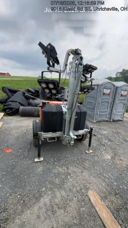 2024 Wanco WLTT-4MM4K Diesel, Deep Sea Controller, Shore Power Plug, Auto Start, (4) 350W LED Floodlights, 4kW Generator, 60 Gal Fuel Tank, 2" Ball, T3