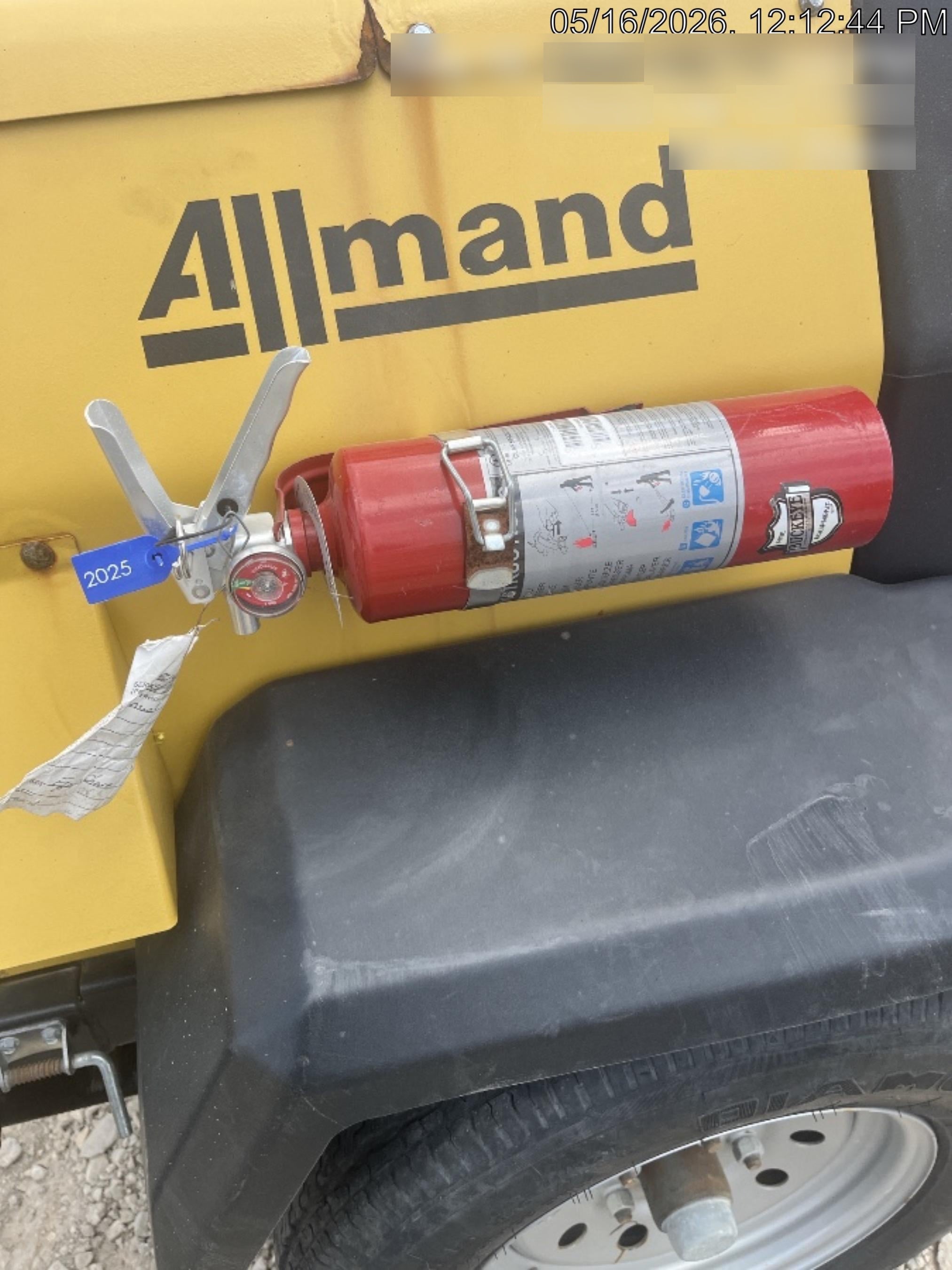 2022 Allmand NLV3GR (4) LED Light Fixture 350W, 23' Vertical Mast, 3kW Prime, Towable, Deep Sea L401, Leveling Jacks, Yanmar T4F 5.8hp