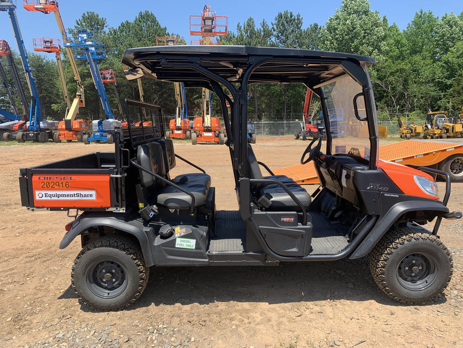 2022 Kubota RTV-X1140W-H Plastic Canopy, Windshield Acrylic Clear, LED Strobe Light, Wire Harness Kit, Back up Alarm