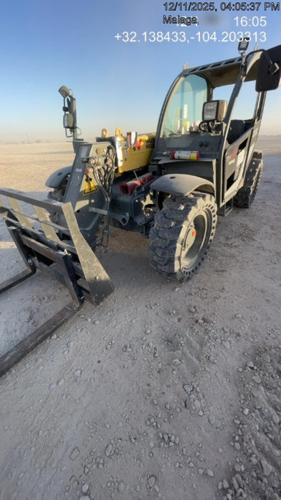 2018 Wacker Neuson TH627 Wacker Neuson TH627 Telehandler w/Canopy, Solid Tires, 48" Carriage and Forks