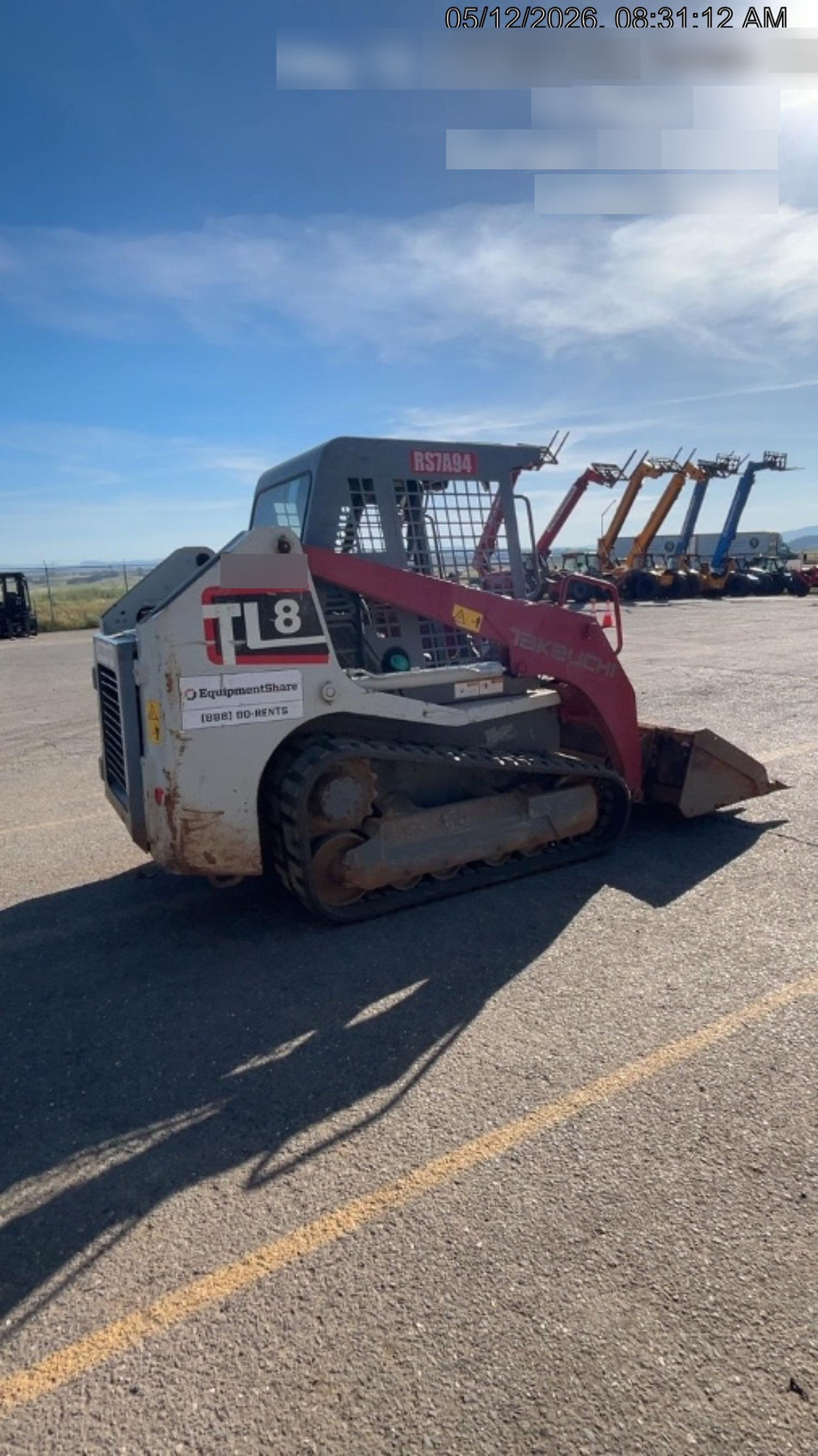 2019 TAKEUCHI TL8W