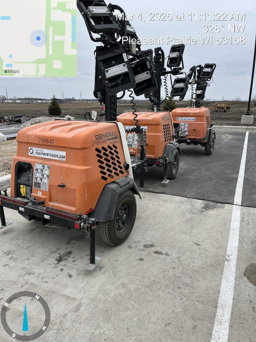 2023 Generac MLT2 Diesel, Flex Switch 120V Input, Powerzone Controller, (4) 320W LED Lights, 4kW Generator, 39.9 Gal Fuel Tank, 2" Ball, T3