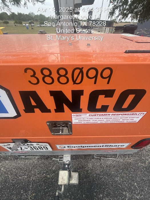 2024 Wanco WLTT-4MM4K Diesel, Deep Sea Controller, Shore Power Plug, Auto Start, (4) 350W LED Floodlights, 4kW Generator, 60 Gal Fuel Tank, 2" Ball, T3