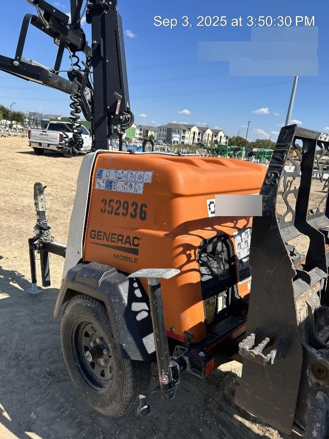 2023 Generac MLT2 Diesel, Flex Switch 120V Input, Powerzone Controller, (4) 320W LED Lights, 4kW Generator, 39.9 Gal Fuel Tank, 2" Ball, T3