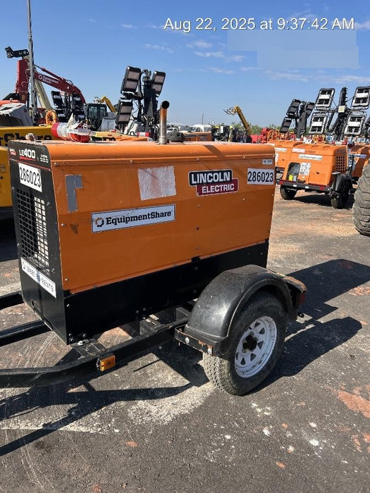 2022 Lincoln Electric LE400 Kubota V1505, Trlr, Cable Rack, Light Kit, ES Decals, T3