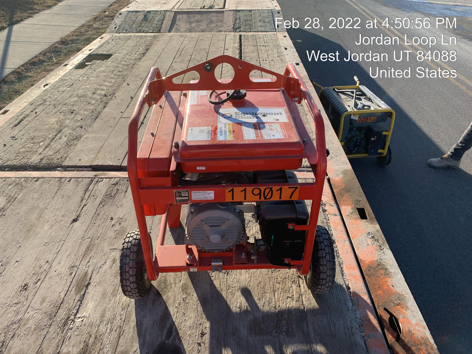 2020 Multiquip GA6HR Gen 6kW Honda GX340 GFCI Wheel Kit