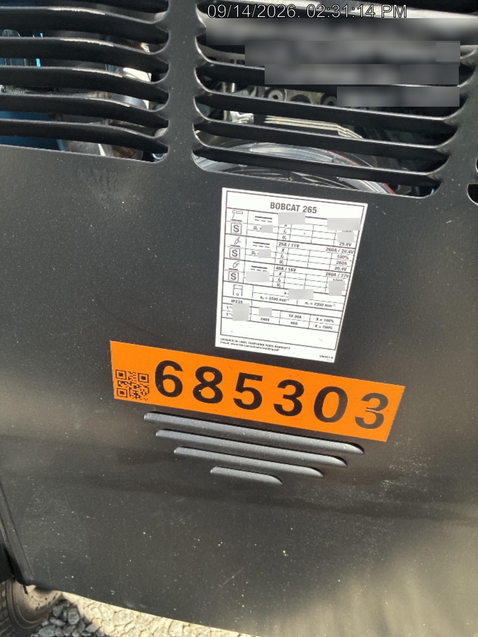 2026 MILLER ELECTRIC Bobcat 265 G