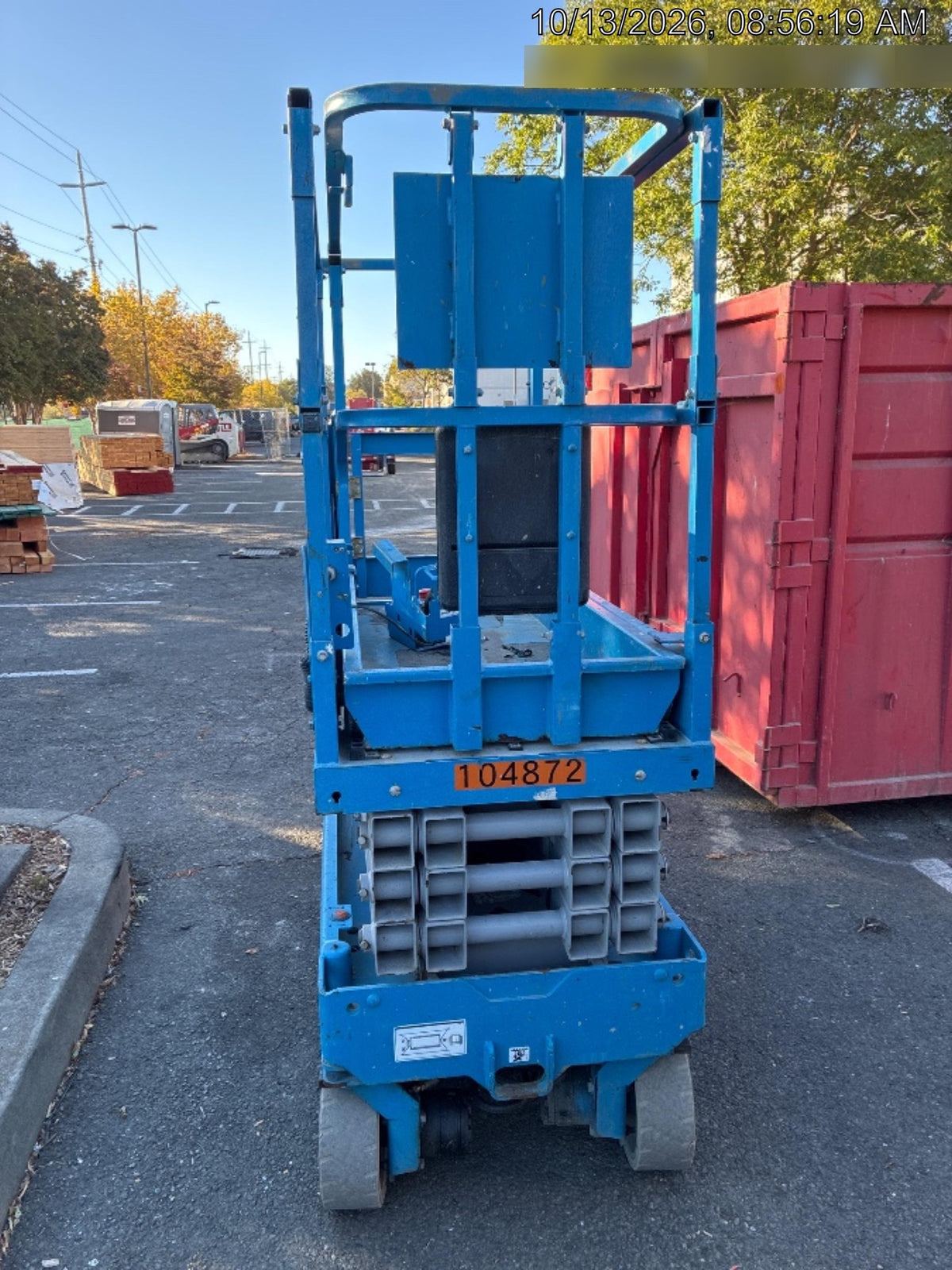 2020 Genie GS-1930 Solid Non Marking Tires, Beacon, Folding rails with half height swing gate, 800W Inverter