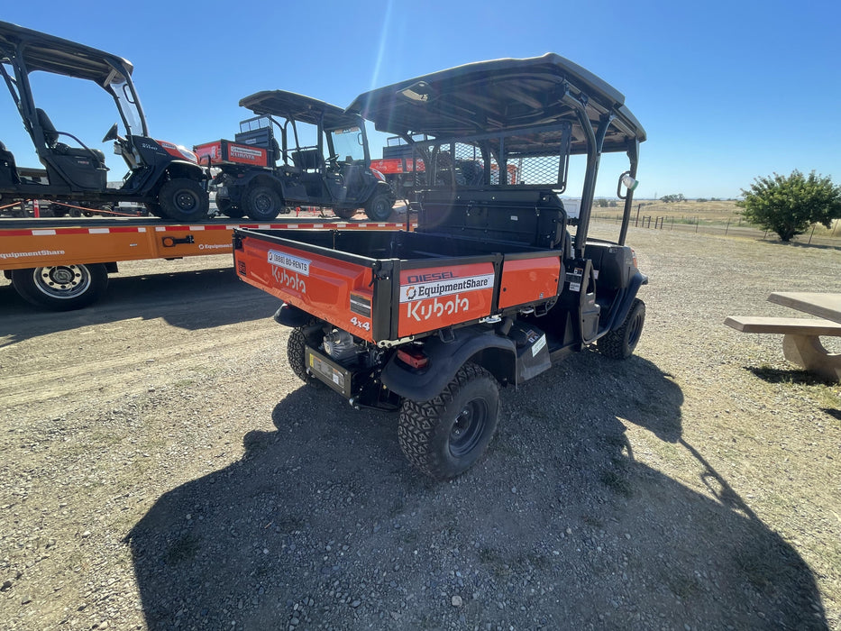 2022 Kubota RTV-X1140W-H Plastic Canopy, Windshield Acrylic Clear, LED Strobe Light, Wire Harness Kit, Back up Alarm