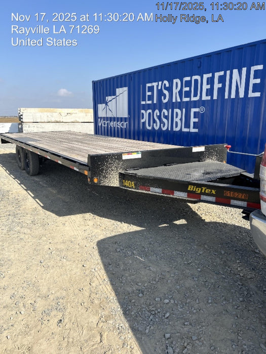 2025 BIG TEX TRAILER 14OA-24ST-S8BK