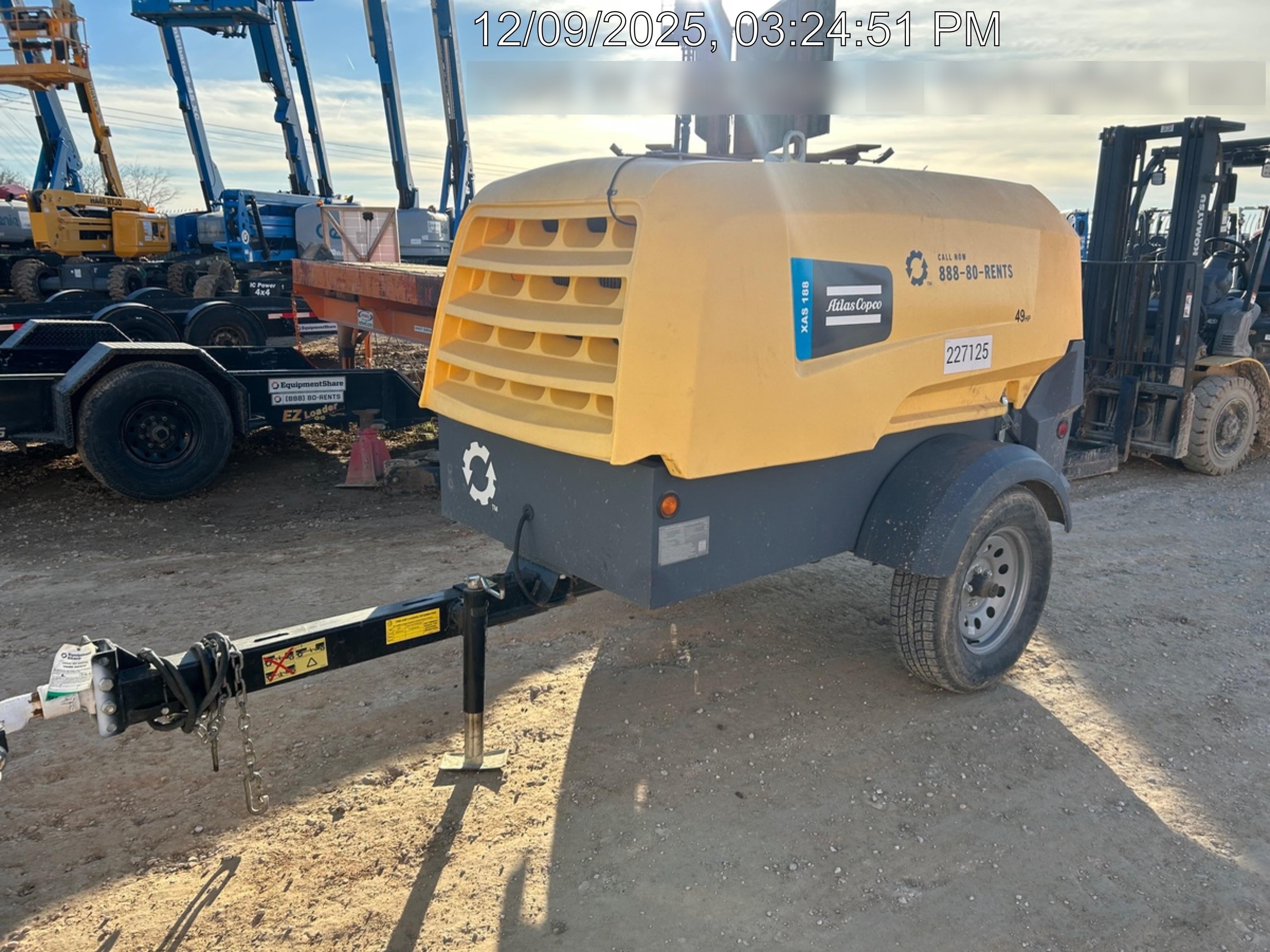 2022 ATLAS COPCO XAS188 CWK