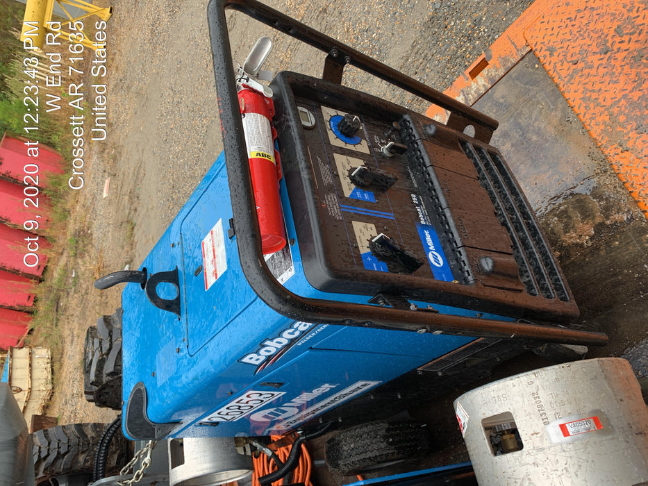 2019 Miller Electric BOBCAT 250 LP/Propane, Running Gear, Tank Bracket, Hose