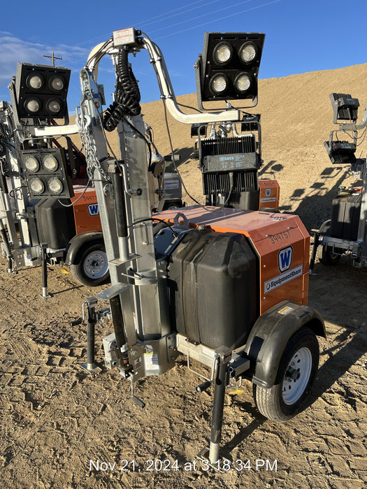 2024 Wanco WLTT-4MM4K Diesel, Deep Sea Controller, Shore Power Plug, Auto Start, (4) 350W LED Floodlights, 4kW Generator, 60 Gal Fuel Tank, 2" Ball, T3