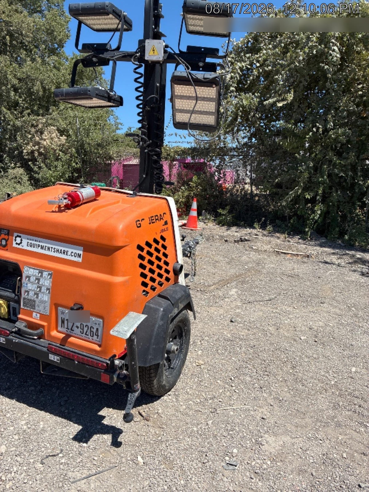2023 Generac MLT2 Diesel, Flex Switch 120V Input, Powerzone Controller, (4) 320W LED Lights, 4kW Generator, 39.9 Gal Fuel Tank, 2" Ball, T3