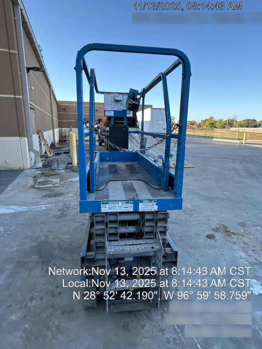 2017 Genie GS-1930 Genie GS-1930 Lift w/Fixed Rail and Chain Entry