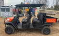 2022 Kubota RTV-X1140W-H Plastic Canopy, Windshield Acrylic Clear, LED Strobe Light, Wire Harness Kit, Back up Alarm