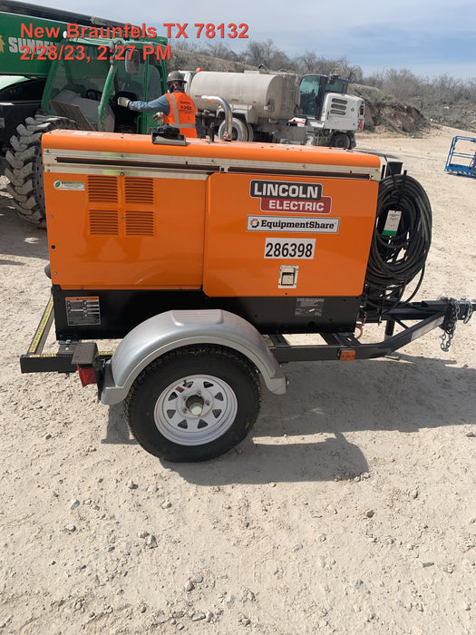 2022 Lincoln Electric LE400 Kubota V1505, Trlr, Cable Rack, Light Kit, ES Decals, T3