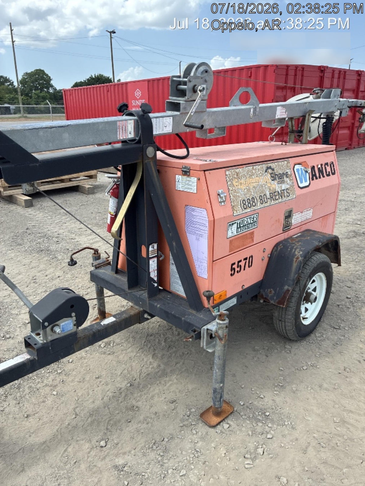 Wanco WLT-4M WANCO WLT-4M 6 kW Towable Light Generator