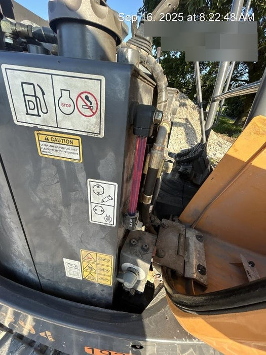 2018 Case CX37C ROPS, LONG ARM, RUBBER TRACKS, AUX HYD