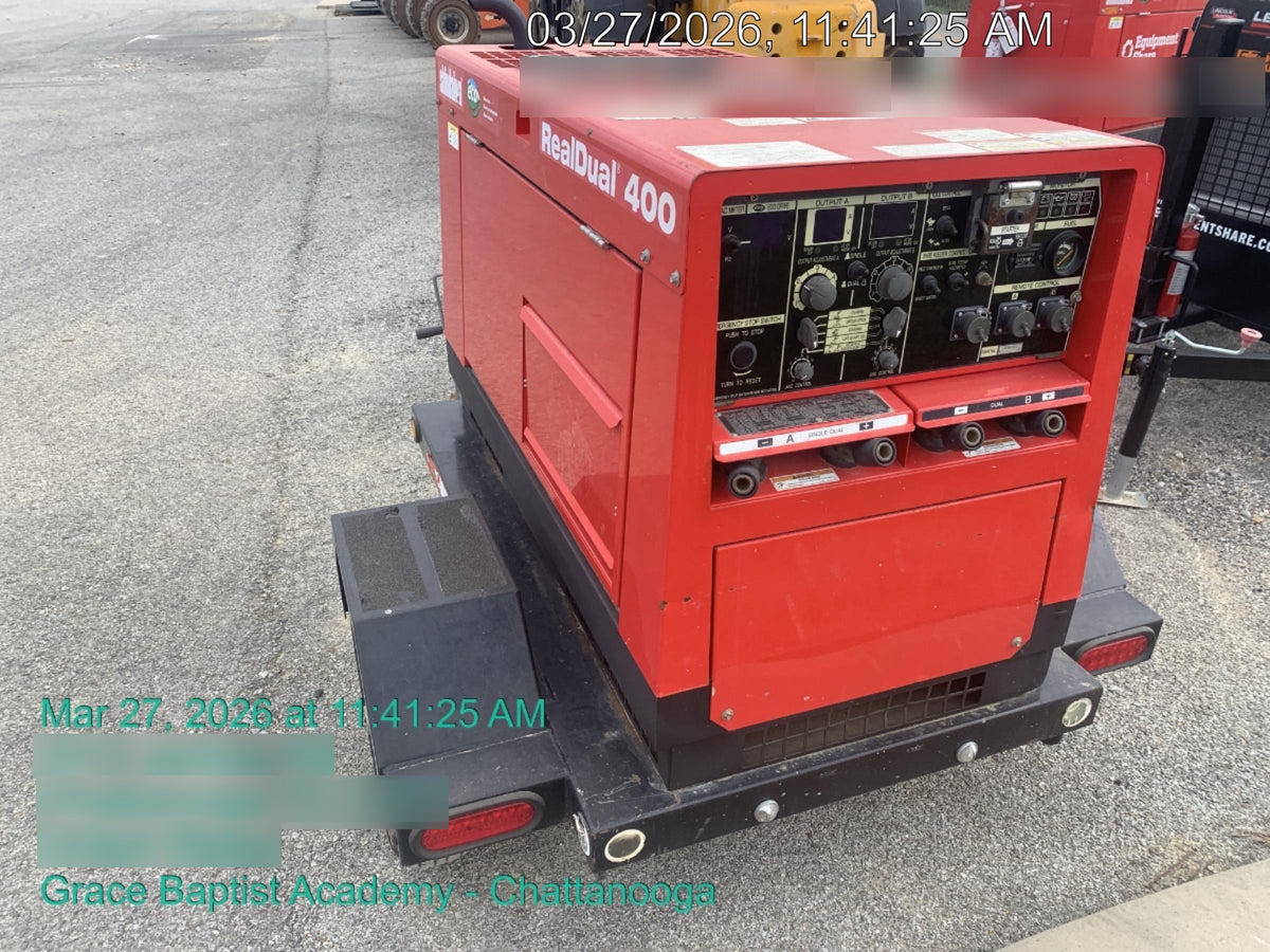 2022 Shindaiwa DGW400MDL Kubota D902 Engine, 23 HP, Dual Op Welder, Wire, Arc, Droop Stick, Tig, and CC Stick Functionality, Simulphase, 3 Phase and 1 Phase Gen Output, Single Axle NB Trlr, Slr Trckl Chrg 12V 12W, Fire Ext