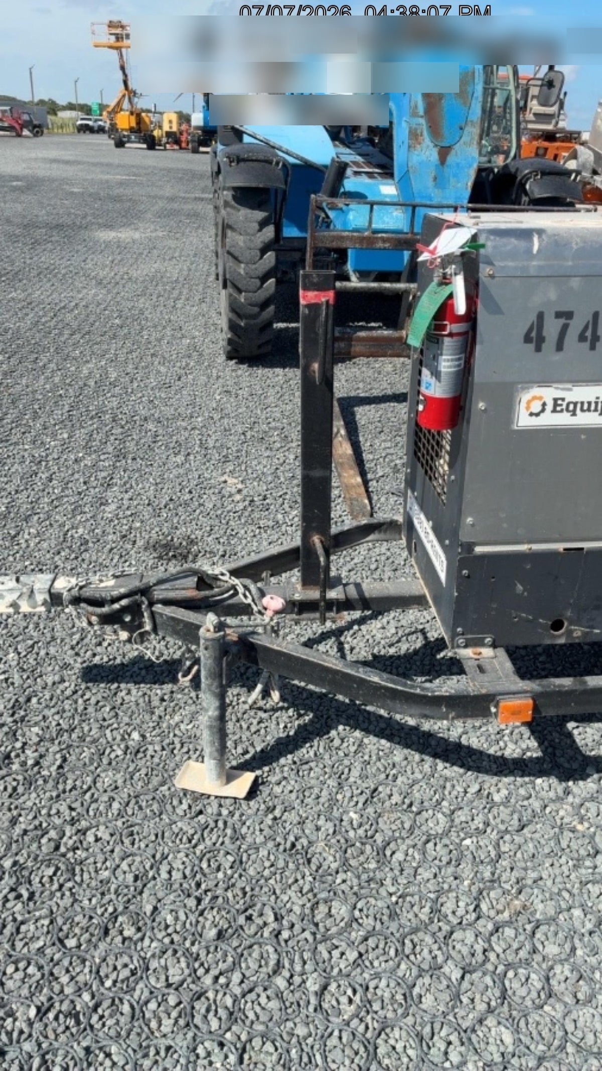 2019 Lincoln Electric Vantage 322 Ready-Pak 3, Two Wheel Trailer, Fender and Light Kit, Cable Rack