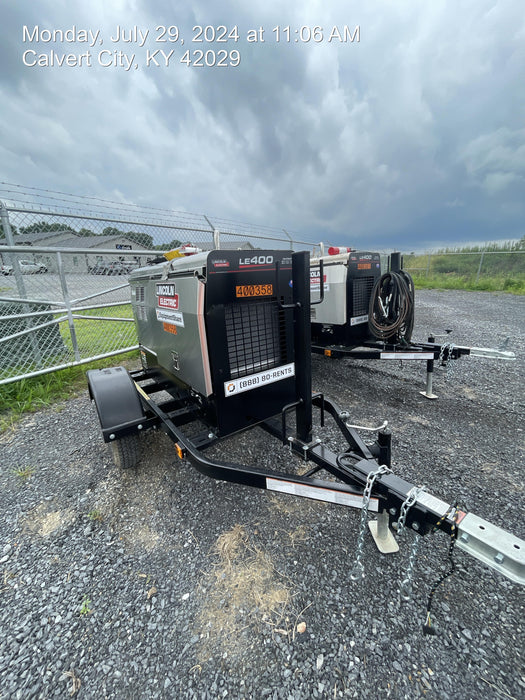 2024 Lincoln Electric LE400 Kubota V1505, Trlr, Cable Rack, Light Kit, ES Decals, T3