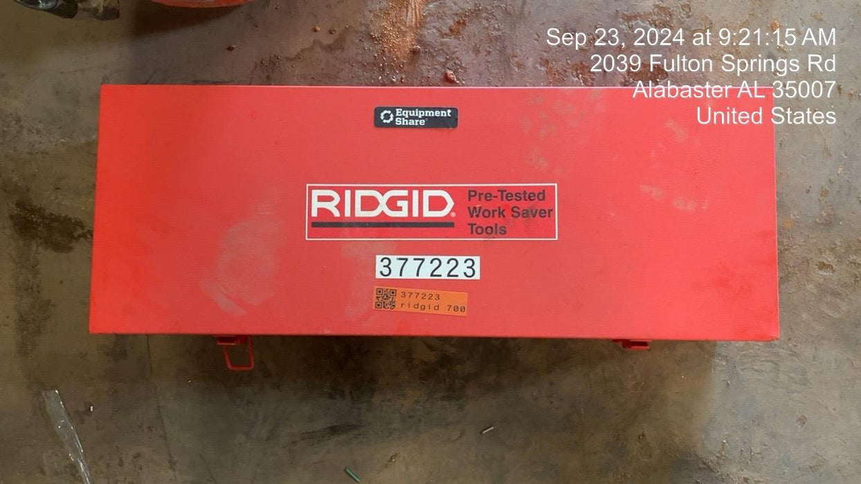2023 RIDGID 700