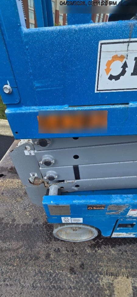 2020 Genie GS-1930 Solid Non Marking Tires, Beacon, Folding rails with half height swing gate