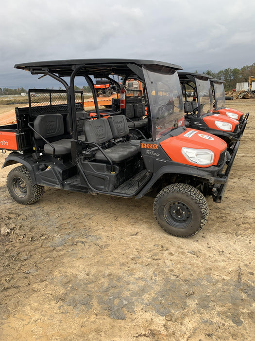 2021 Kubota RTV-X1140W-H Plastic Canopy, Windshield Acrylic Clear, LED Strobe Light, Wire Harness Kit, Back up Alarm