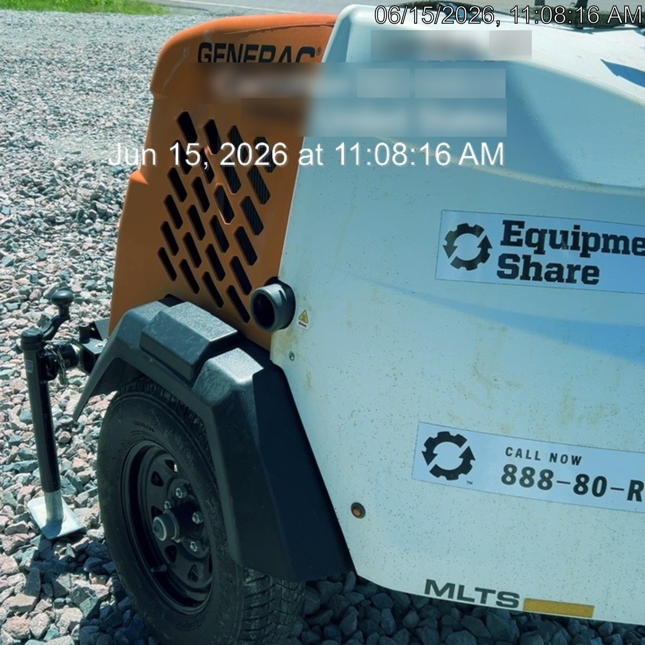 2023 Generac MLT2 Diesel, Flex Switch 120V Input, Powerzone Controller, (4) 320W LED Lights, 4kW Generator, 39.9 Gal Fuel Tank, 2" Ball, T3