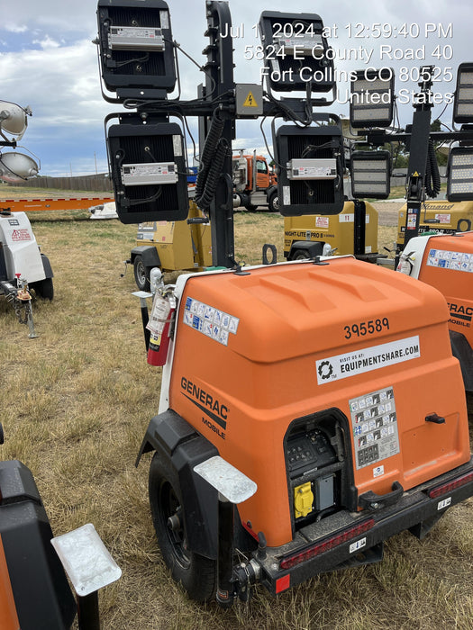 2024 Generac MLT2 Diesel, Flex Switch 120V Input, Powerzone Controller, 
(4) 320W LED Lights, 4kW Generator, 39.9 Gal Fuel Tank, 2" Ball, T3