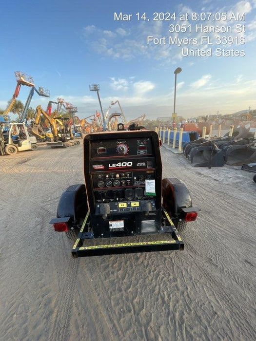 2022 Lincoln Electric LE400 Kubota V1505, Trlr, Cable Rack, Light Kit, ES Decals, T3