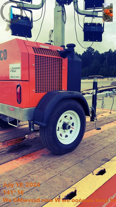 2024 Wanco WLTT-4MM4K Diesel, Deep Sea Controller, Shore Power Plug, Auto Start, (4) 350W LED Floodlights, 4kW Generator, 60 Gal Fuel Tank, 2" Ball, T3