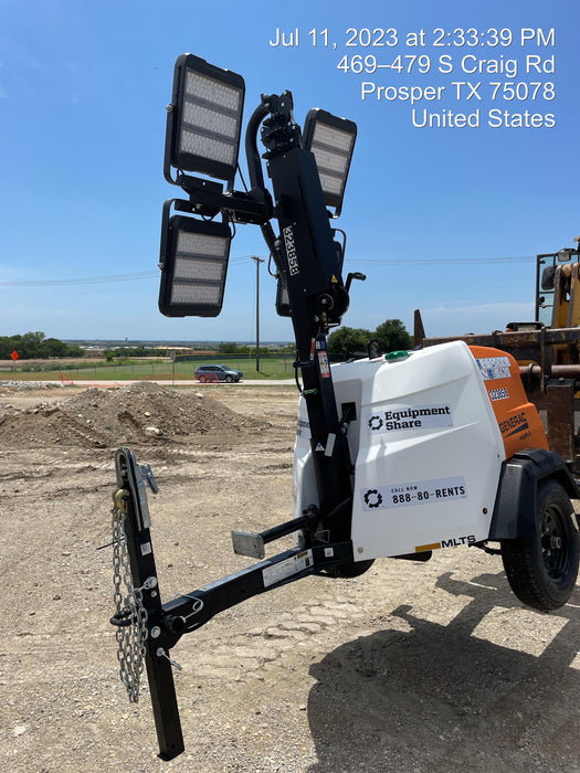 2023 Generac MLT2 Diesel, Flex Switch 120V Input, Powerzone Controller, (4) 320W LED Lights, 4kW Generator, 39.9 Gal Fuel Tank, 2" Ball, T3