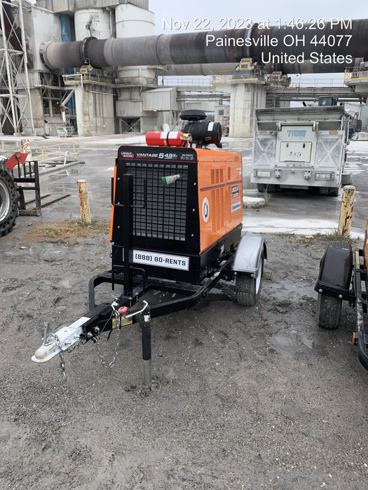 2022 Lincoln Electric Vantage 549X Crosslink Technology, Trailer Mounted, ES Decals, T3